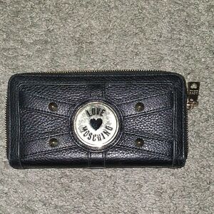 Love Moschino Black Zip Wallet